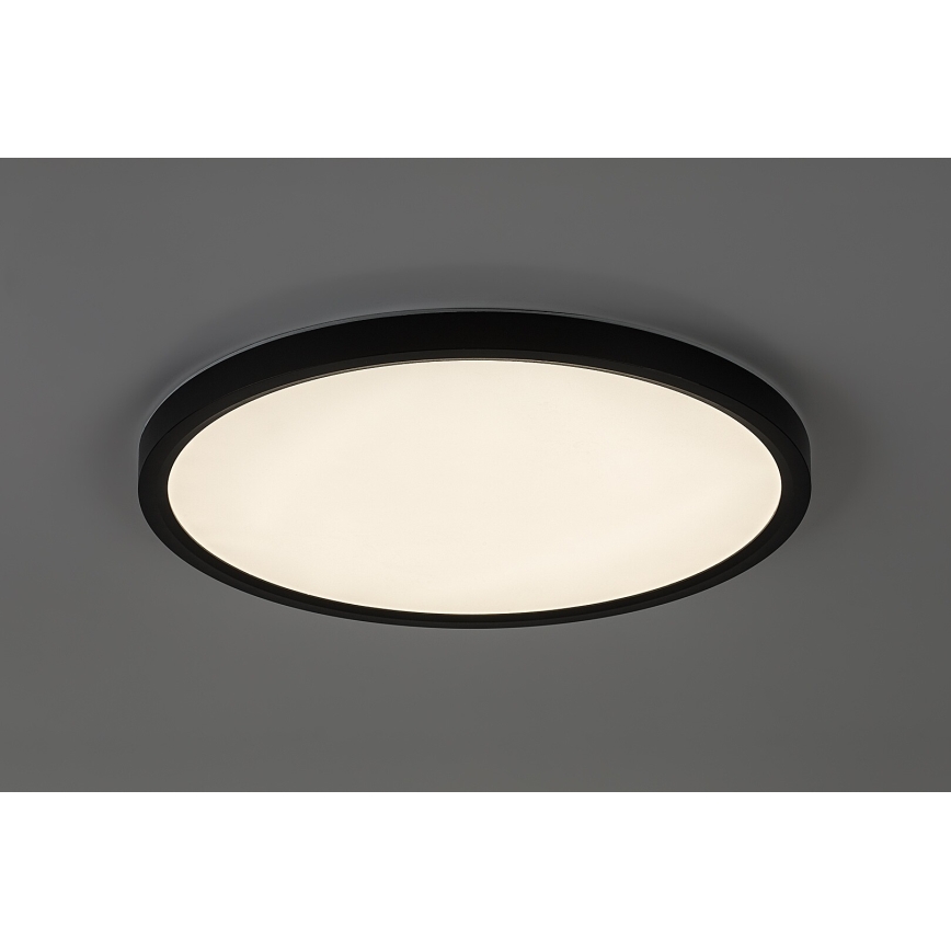 Rabalux - Plafonnier LED pour salle de bains LED/24W/230V 3000/4000/6000K Ø 40 cm IP44 noir