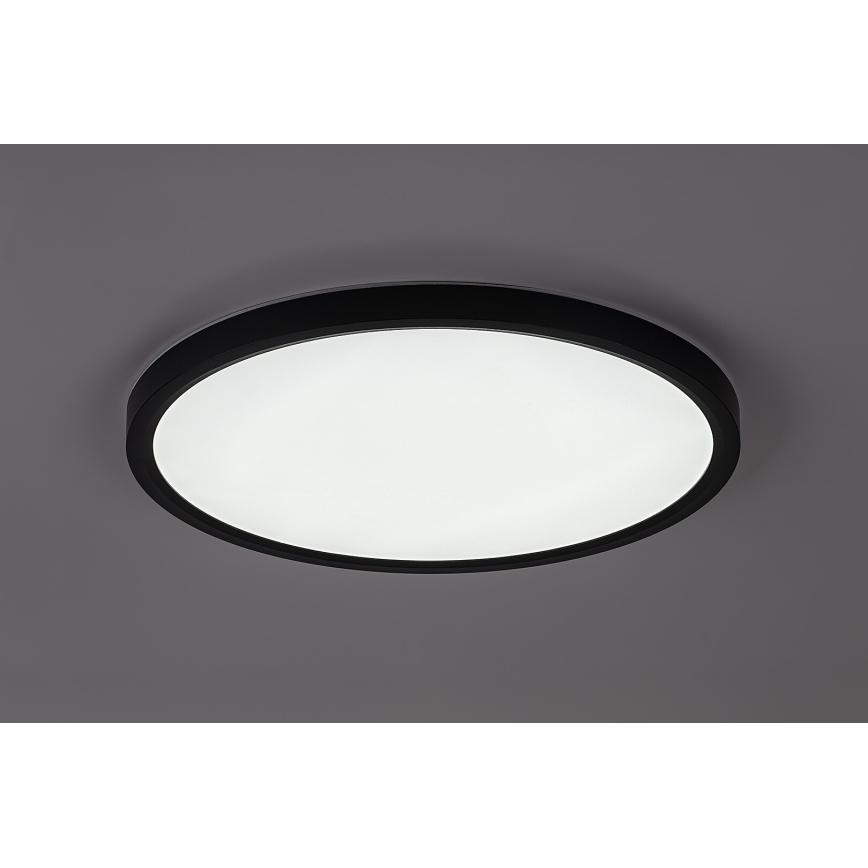 Rabalux - Plafonnier LED pour salle de bains LED/24W/230V 3000/4000/6000K Ø 40 cm IP44 noir