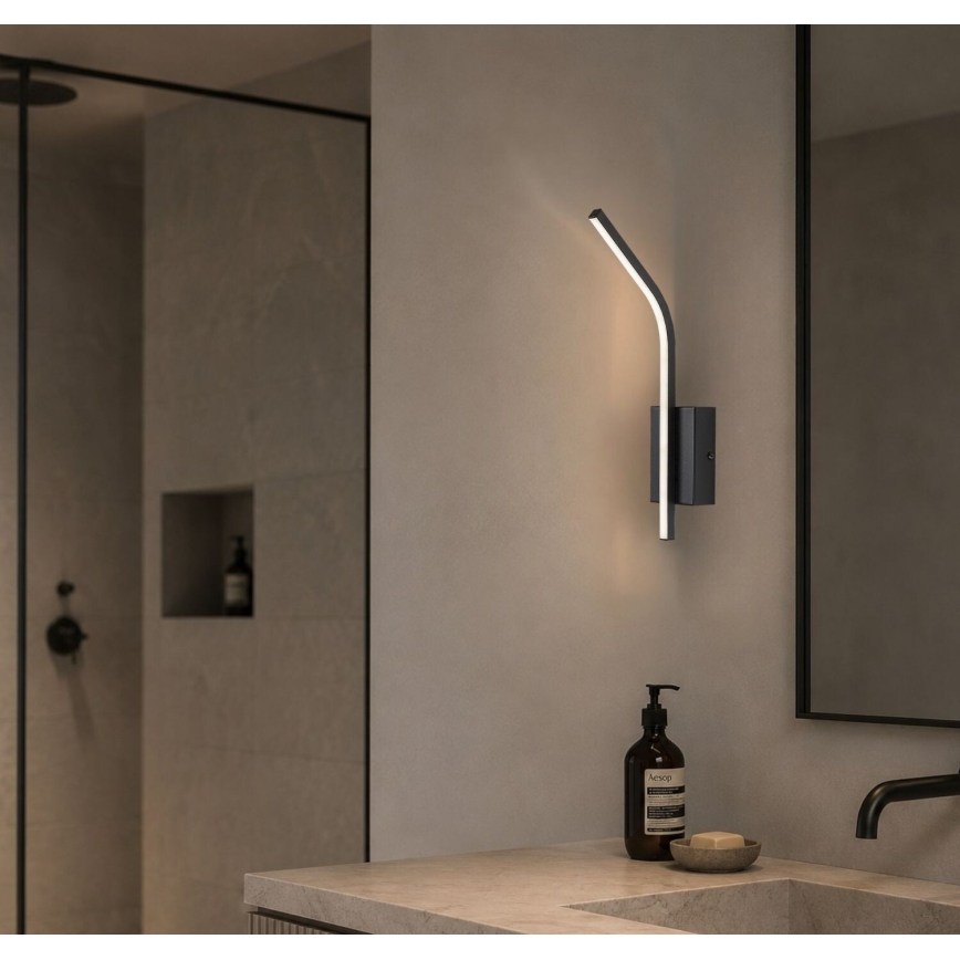 Rabalux - LED Applique murale pour salle de bains LED/10W/230V 4000K IP44 noire