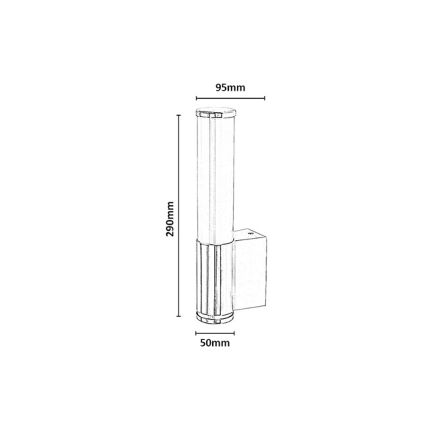 Rabalux - Applique murale pour salle de bains LED/6W/230V IP44 chrome brillant