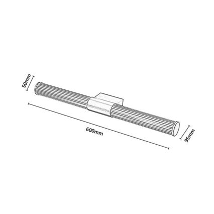 Rabalux - Éclairage LED pour miroir de salle de bains LED/15W/230V IP44 60 cm doré