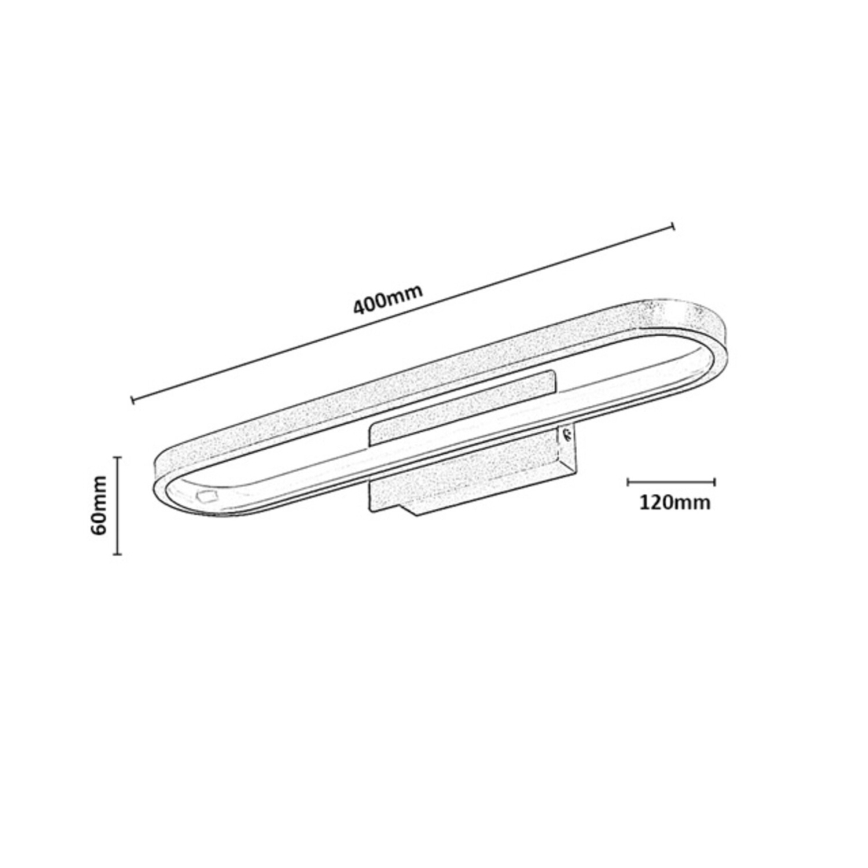 Rabalux - Éclairage LED pour miroir de salle de bains LED/15W/230V IP44 40 cm