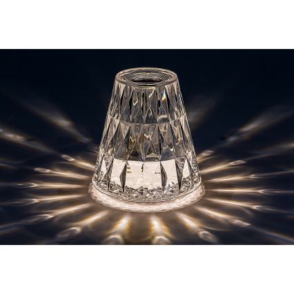 Rabalux - Lampe de table RGB à intensité variable rechargeable LED/2W/5V 3000K