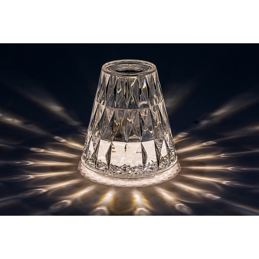 Rabalux - Lampe de table RGB à intensité variable rechargeable LED/2W/5V 3000K