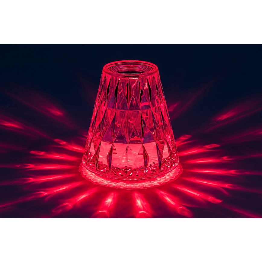 Rabalux - Lampe de table RGB à intensité variable rechargeable LED/2W/5V 3000K