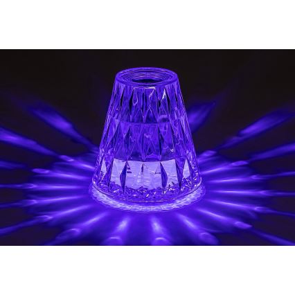 Rabalux - Lampe de table RGB à intensité variable rechargeable LED/2W/5V 3000K