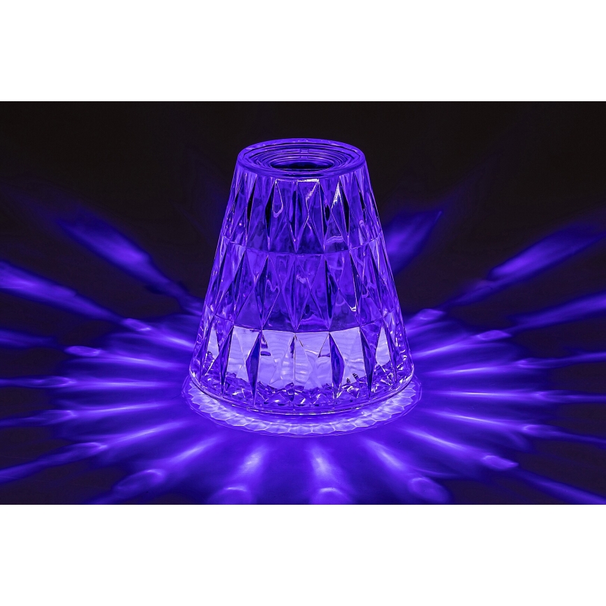 Rabalux - Lampe de table RGB à intensité variable rechargeable LED/2W/5V 3000K