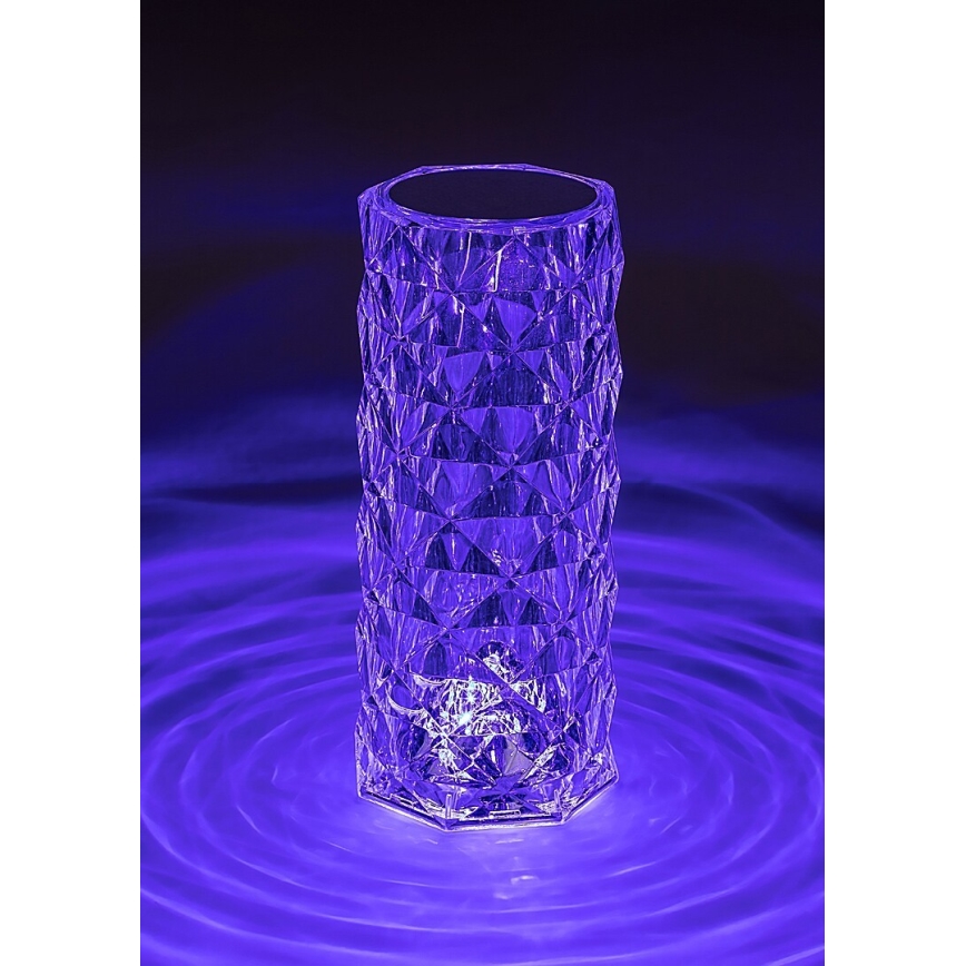 Rabalux 76015 - Lampe de table rechargeable RGB à intensité variable SIGGY LED/1,5W/3,7V 800 mAh