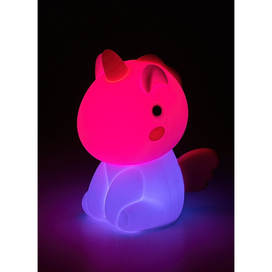 Rabalux - Petite lampe tactile pour enfant LED RGB à intensité variable et rechargeable LED/0,45W/5V
