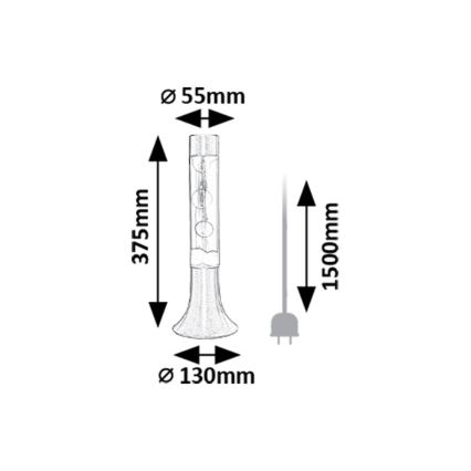 Rabalux - Lampe à lave LED/25W/230V