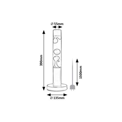 Rabalux - Lampe à lave LED/25W/230V