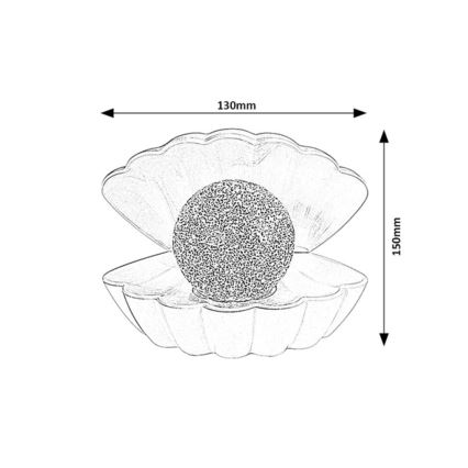 Rabalux - Lampe décorative LED RGB LED/0,8W/3xAAA