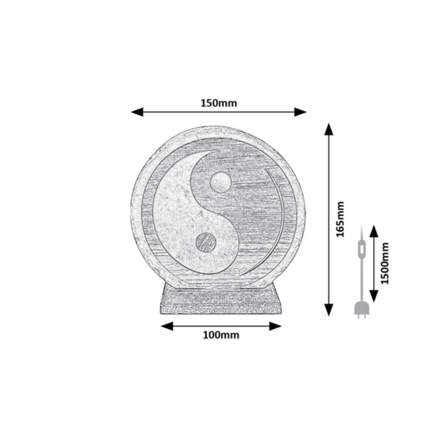 Rabalux - Lampe de sel 1xE14/15W/230V