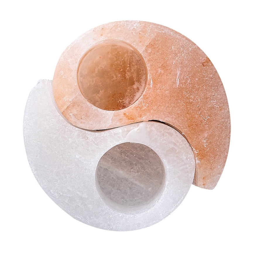 Rabalux - Lampe de sel - porte-bougie orange/blanc