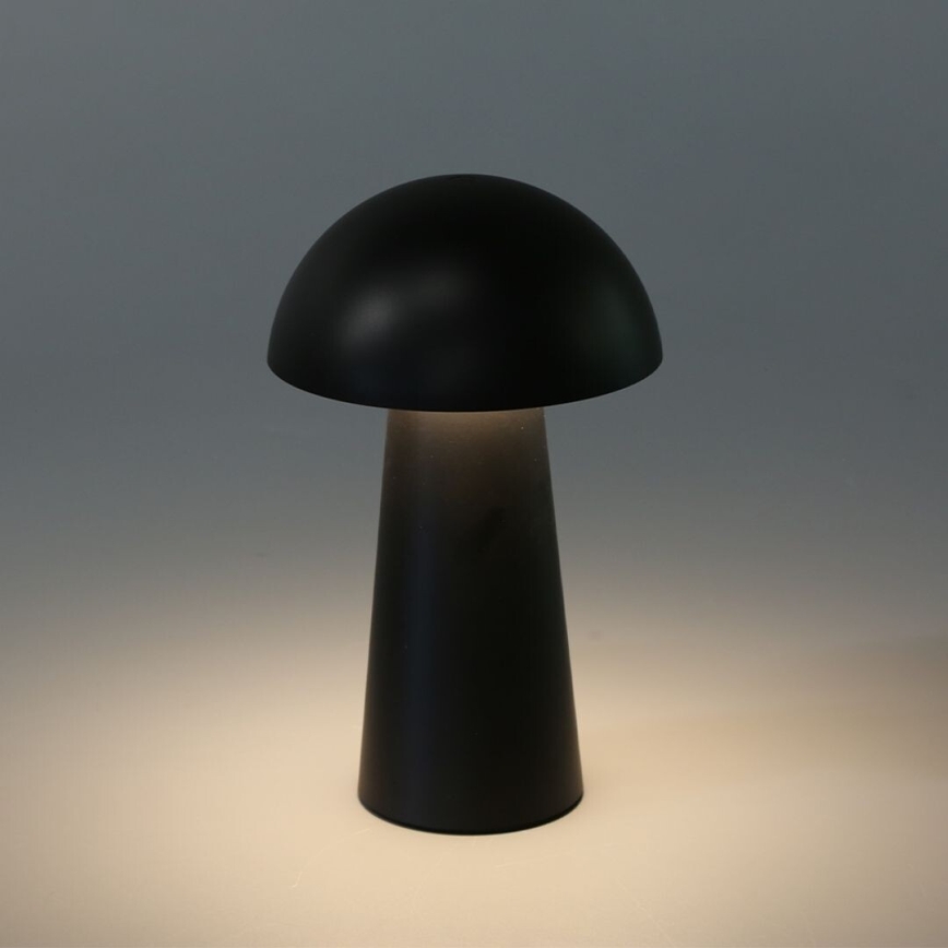 Rabalux - Lampe d'extérieur tactile rechargeable dimmable LED 1,5 W/5 V IP44 1200 mAh USB noire