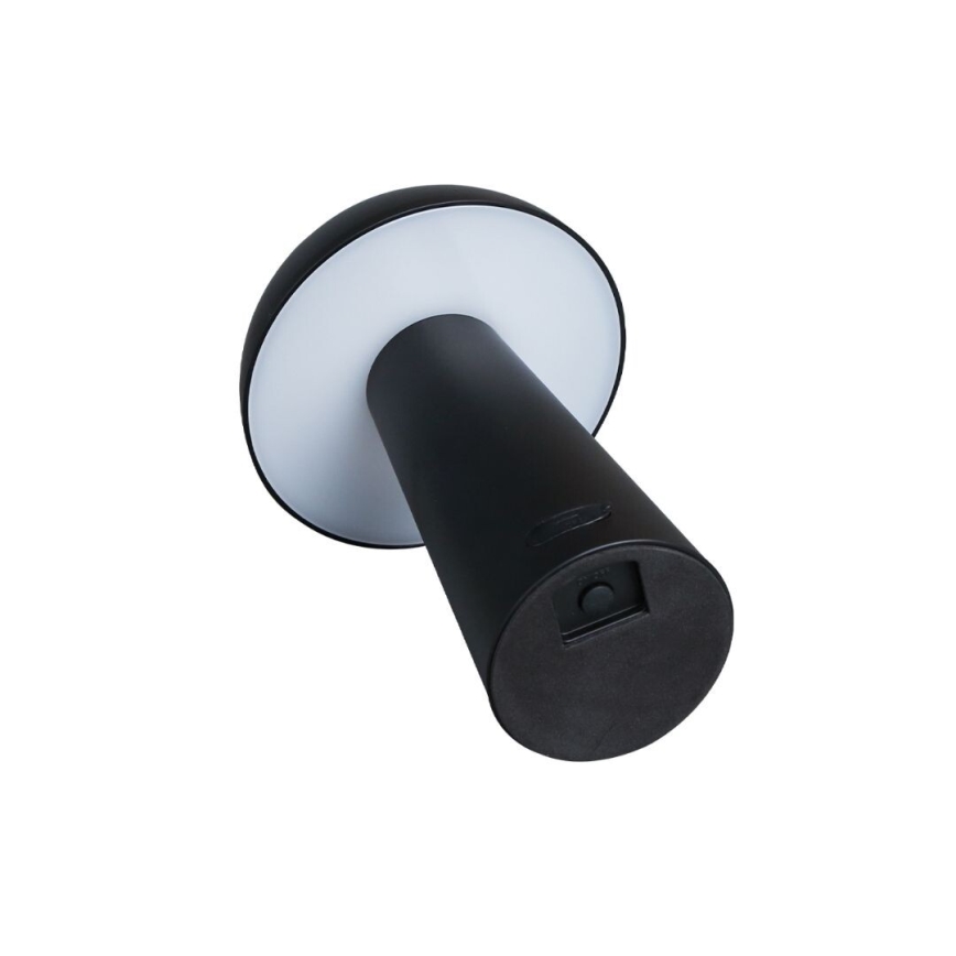 Rabalux - Lampe d'extérieur tactile rechargeable dimmable LED 1,5 W/5 V IP44 1200 mAh USB noire