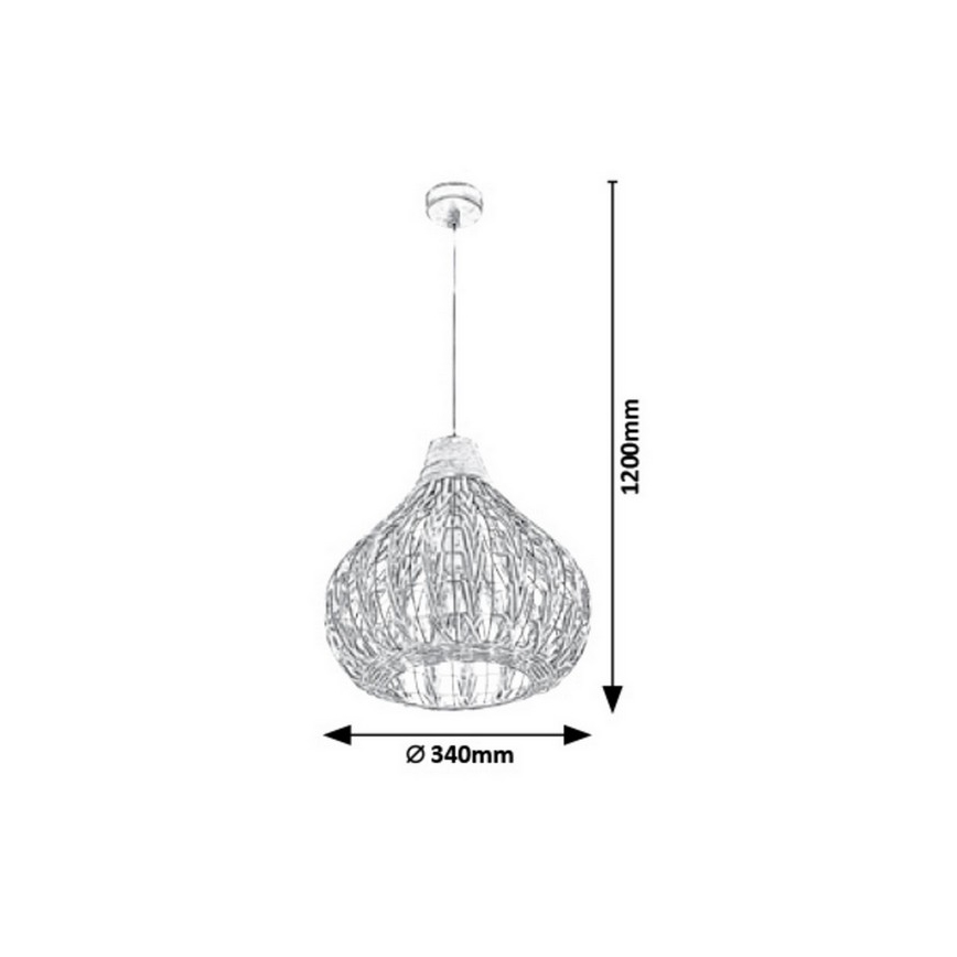 Rabalux - Suspension fil 1xE27/40W/230V