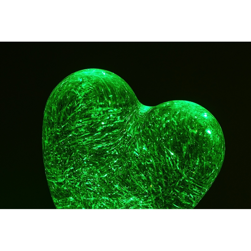 Rabalux - Lampe décorative LED RGB en forme de cœur, 0,8 W, 3xAA