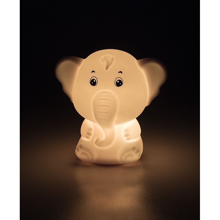 Rabalux - Veilleuse tactile LED RGB LED/0,05W/1xCR2032 éléphant