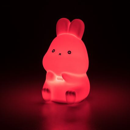 Rabalux - LED RGB Veilleuse tactile LED/0,05W/1xCR2032 lapin