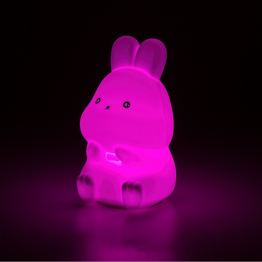 Rabalux - LED RGB Veilleuse tactile LED/0,05W/1xCR2032 lapin