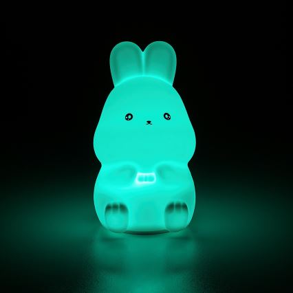 Rabalux - LED RGB Veilleuse tactile LED/0,05W/1xCR2032 lapin