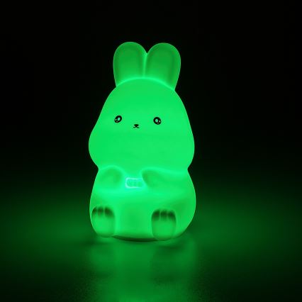 Rabalux - LED RGB Veilleuse tactile LED/0,05W/1xCR2032 lapin