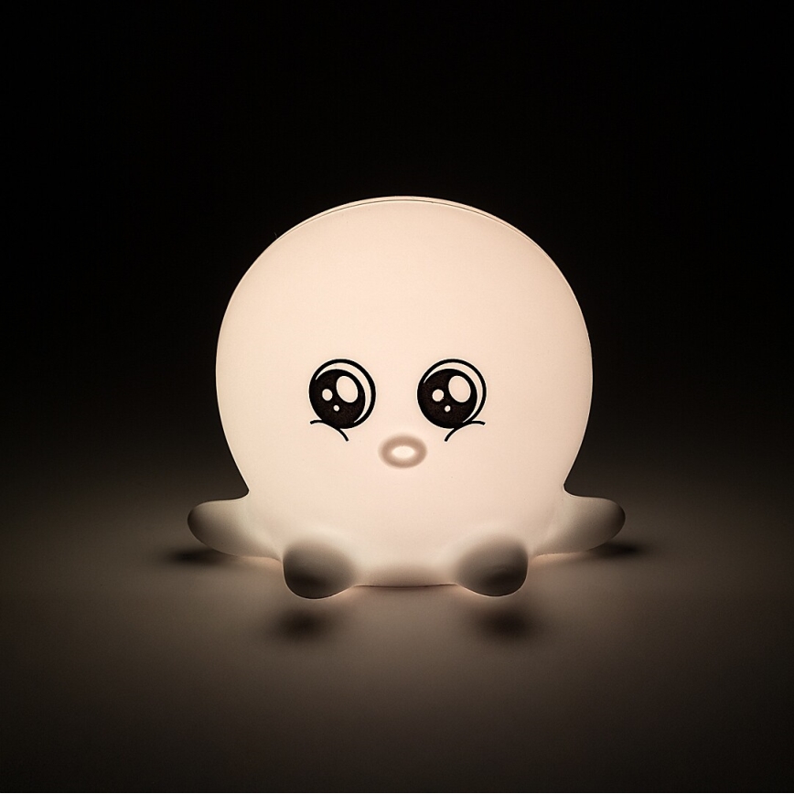 Rabalux - Veilleuse tactile LED RGB LED/0,05W/1xCR2032 en forme de pieuvre