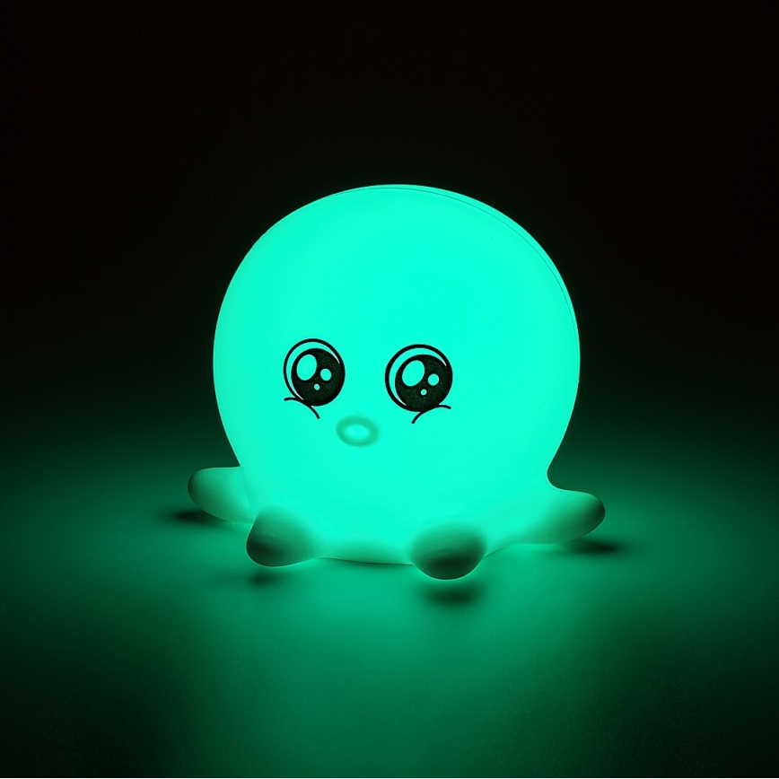 Rabalux - Veilleuse tactile LED RGB LED/0,05W/1xCR2032 en forme de pieuvre