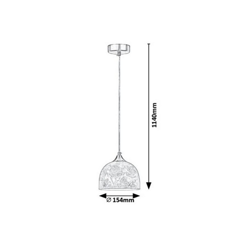 Rabalux - Suspension fil 1xE27/40W/230V