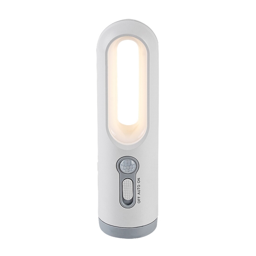 Rabalux - Lampe portable rechargeable avec détecteur LED/0,8W/3,7V 3000/7000K