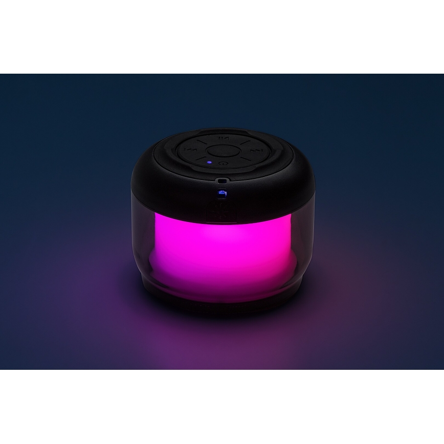 Rabalux - Lampe de table avec haut-parleur RGB/3W/3,7V 500mAh