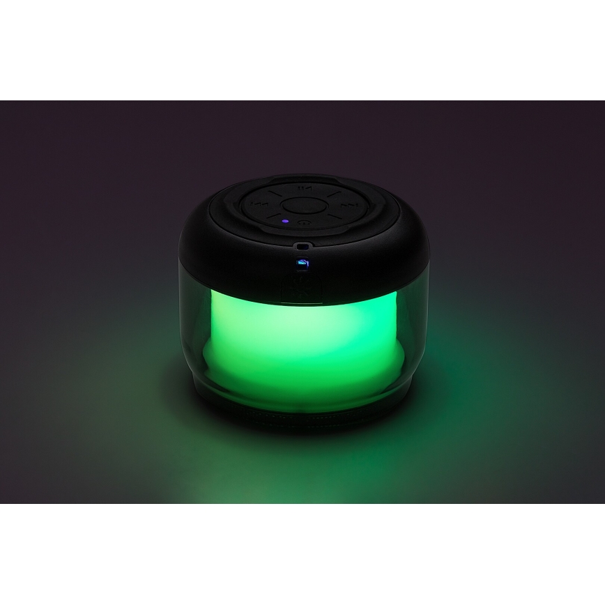 Rabalux - Lampe de table avec haut-parleur RGB/3W/3,7V 500mAh