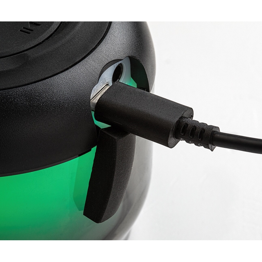 Rabalux - Lampe de table avec haut-parleur RGB/3W/3,7V 500mAh
