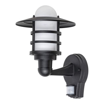 Rabalux 7679 - Applique murale extérieure avec détecteur DARRINGTON 1xE27/20W/230V IP44