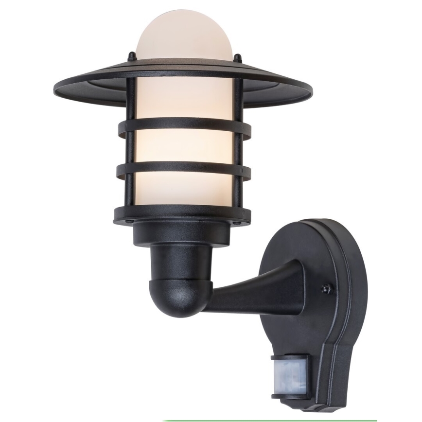 Rabalux 7679 - Applique murale extérieure avec détecteur DARRINGTON 1xE27/20W/230V IP44