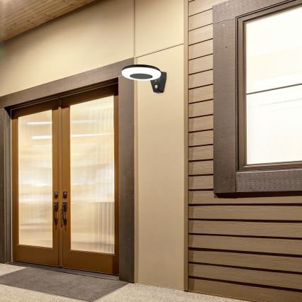 Rabalux - Éclairage solaire avec détecteur LED/4W/3,7V IP44 2200 mAh