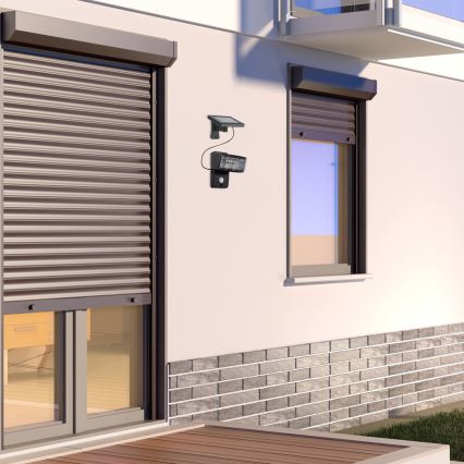 Rabalux - Éclairage solaire avec détecteur LED/2,4W/3,7V IP44 1200 mAh