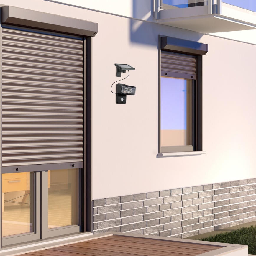 Rabalux - Éclairage solaire avec détecteur LED/2,4W/3,7V IP44 1200 mAh