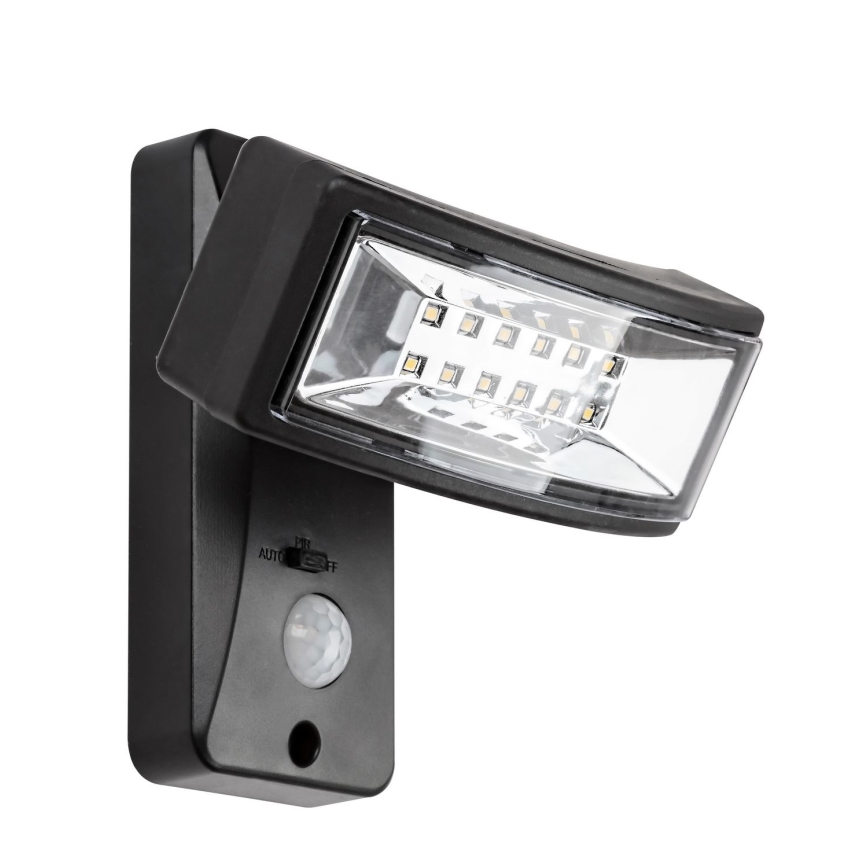 Rabalux - Éclairage solaire avec détecteur LED/2,4W/3,7V IP44 1200 mAh