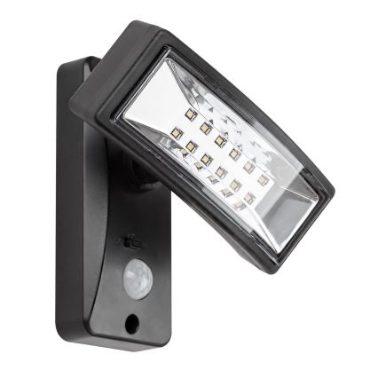 Rabalux - Éclairage solaire avec détecteur LED/2,4W/3,7V IP44