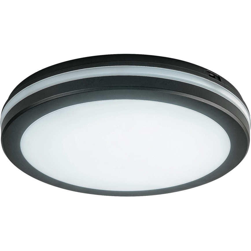 Rabalux - Plafonnier salle de bain LED/28W/230V 3000/4000/6500K IP54 noir