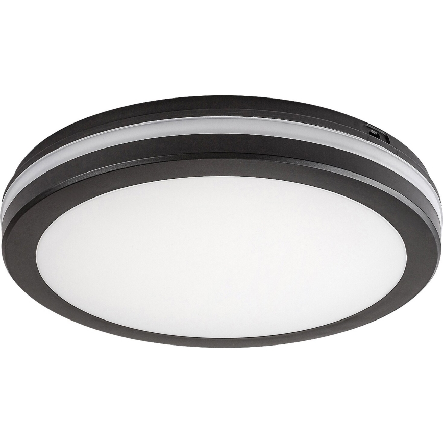 Rabalux - Plafonnier salle de bain LED/28W/230V 3000/4000/6500K IP54 noir