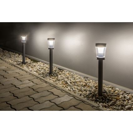 Rabalux - Lampe solaire LED/3W/3,7V IP65 anthracite 2000 mAh