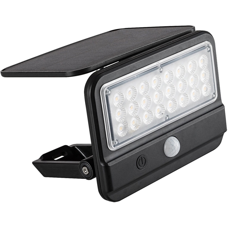 Rabalux - Applique murale solaire avec détecteur LED/7W/3,7V IP54 noir 3000 mAh