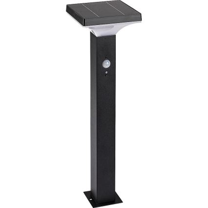 Rabalux - Lampe solaire avec détecteur LED/4W/3,7V IP44 noir 2200 mAh