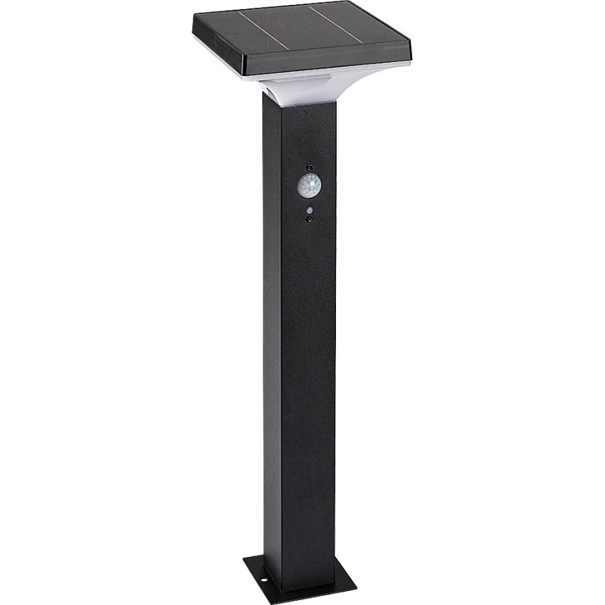 Rabalux - Lampe solaire avec détecteur LED/4W/3,7V IP44 noir 2200 mAh