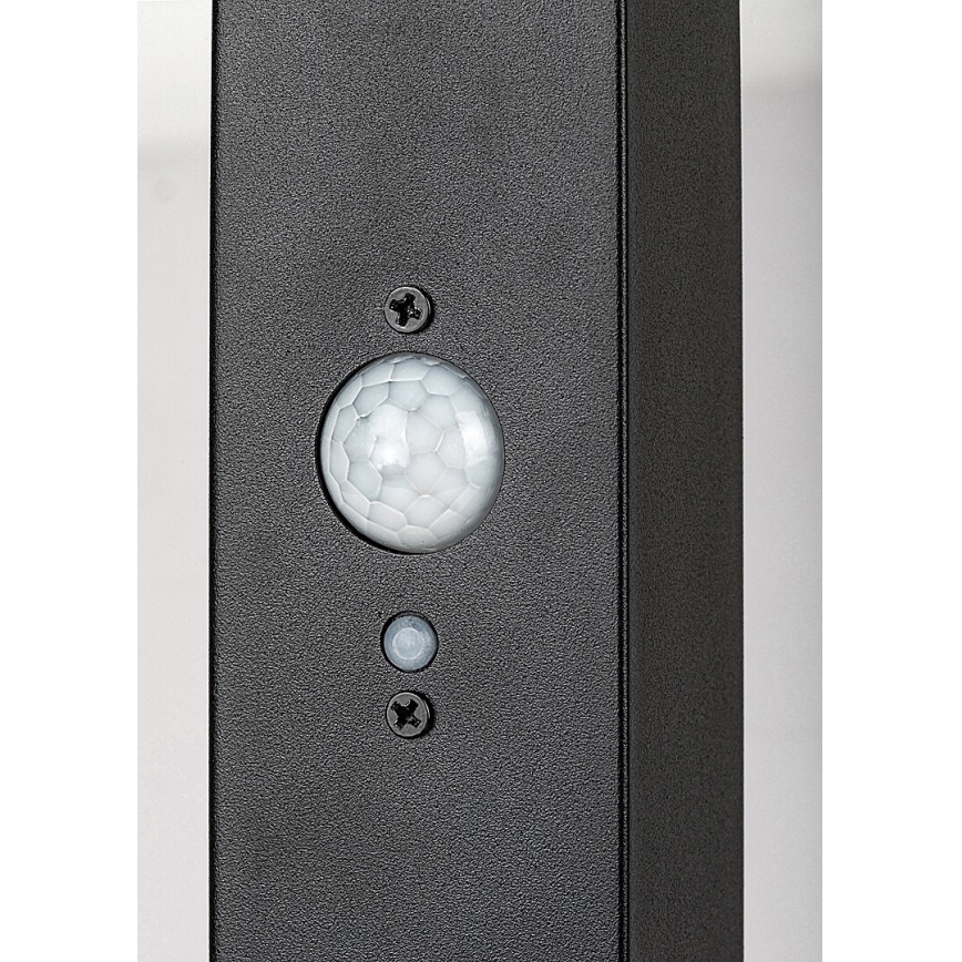 Rabalux - Lampe solaire avec détecteur LED/4W/3,7V IP44 noir 2200 mAh
