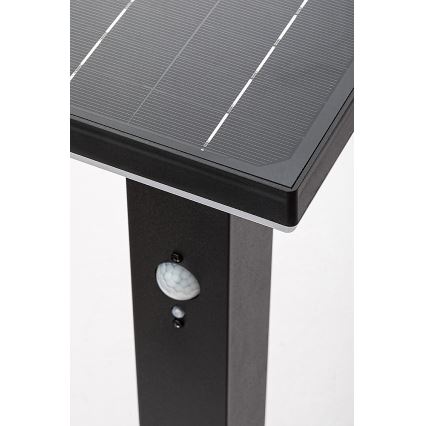 Rabalux - Lampe solaire avec détecteur LED/4W/3,7V IP44 noir 2200 mAh