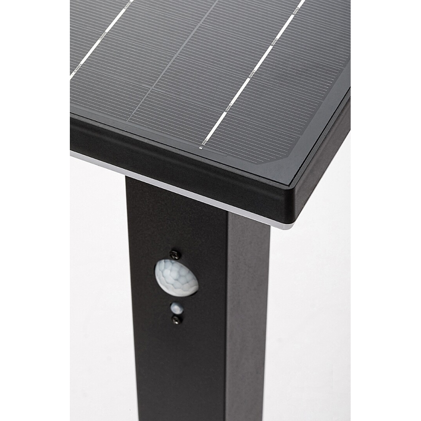 Rabalux - Lampe solaire avec détecteur LED/4W/3,7V IP44 noir 2200 mAh